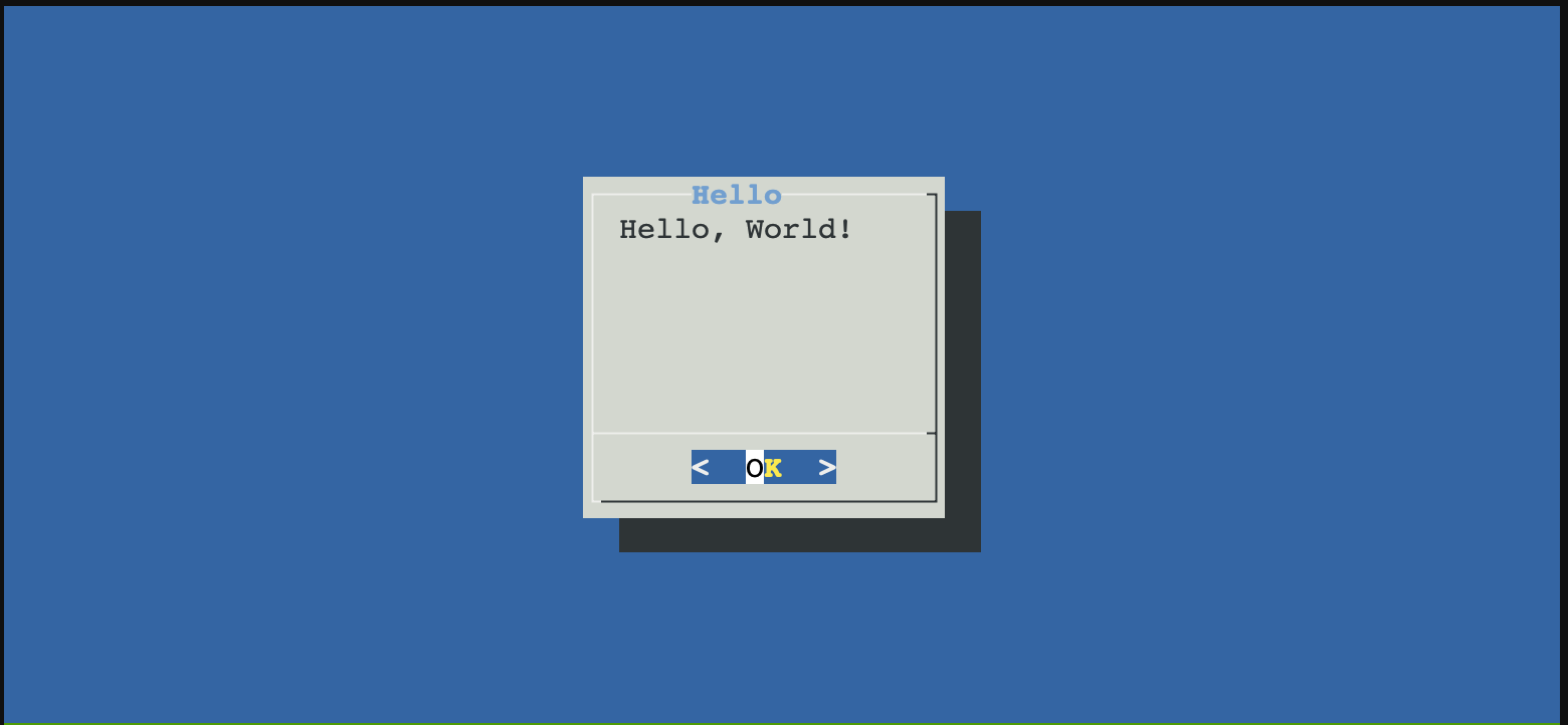 Dialog Example